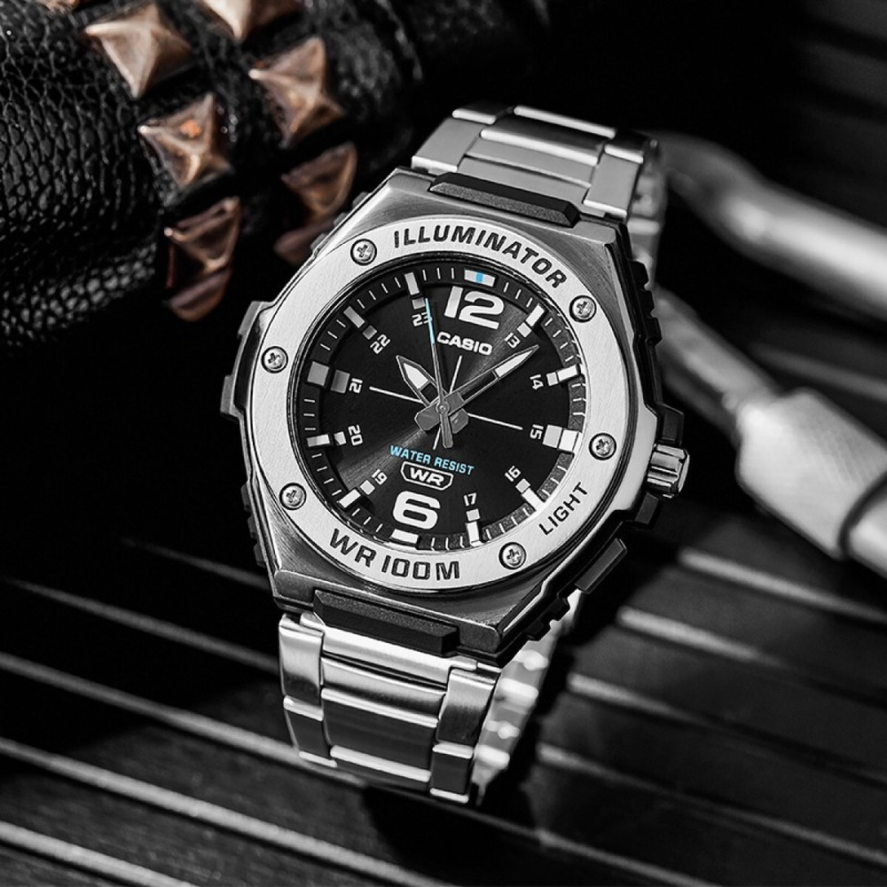 Часы CASIO DRESS 100 49.6mm, MWA-100HD-1A