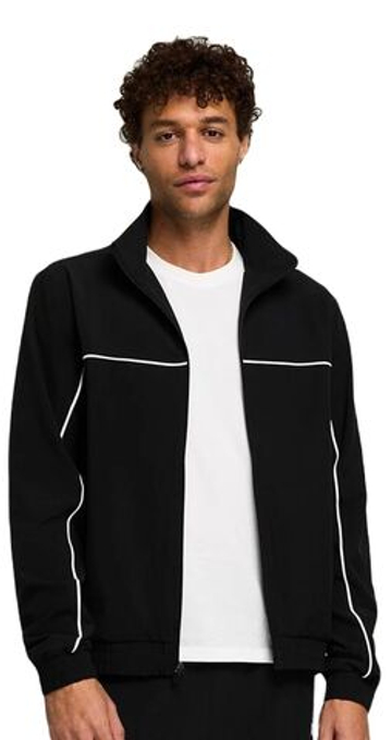 Мужская теннисная кофта Wilson Team Woven Jacket Colorblock - черный