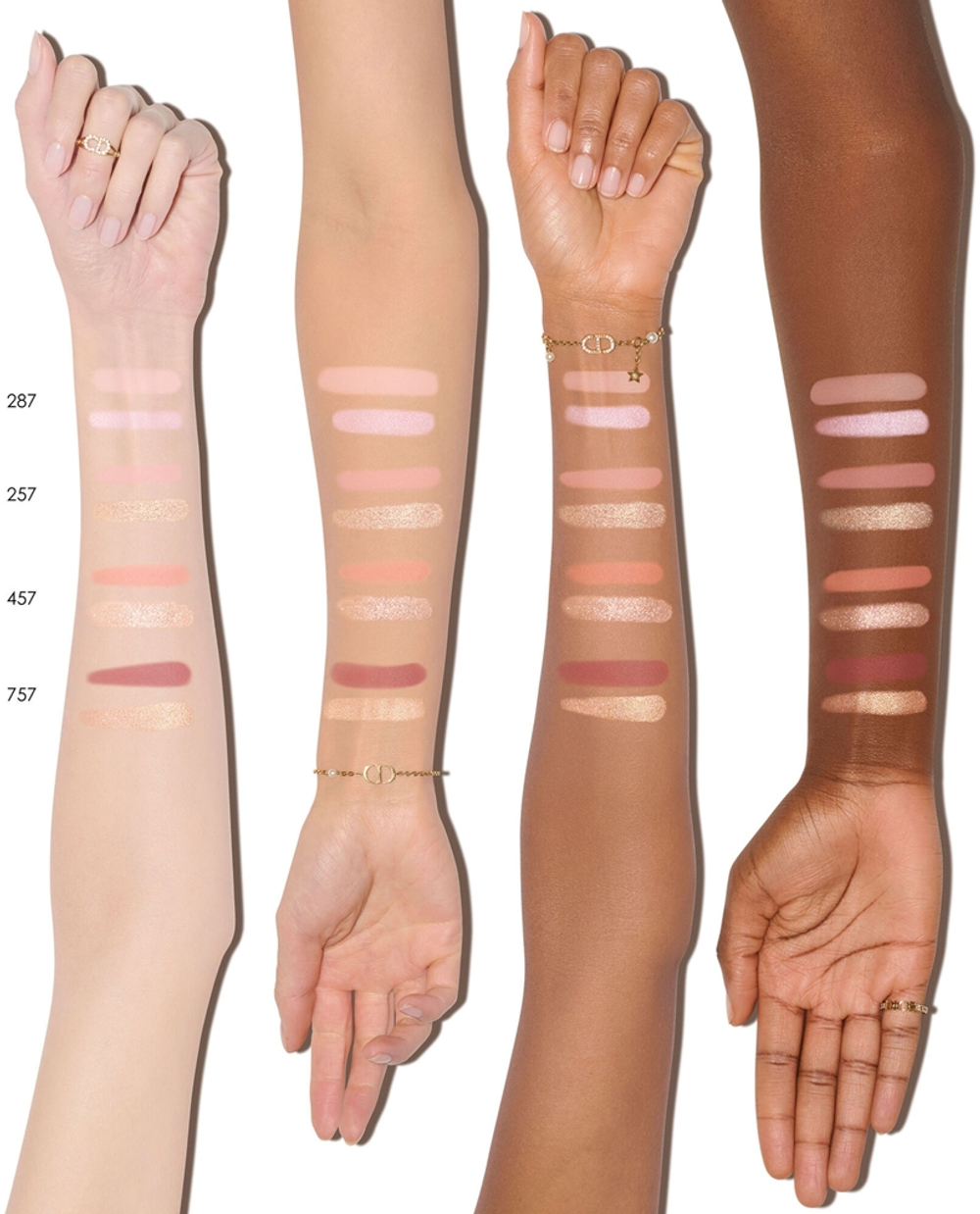 DIOR Rouge Blush Colour & Glow - Палетка многофункциональная оттенок 757 Wildior, 8 g