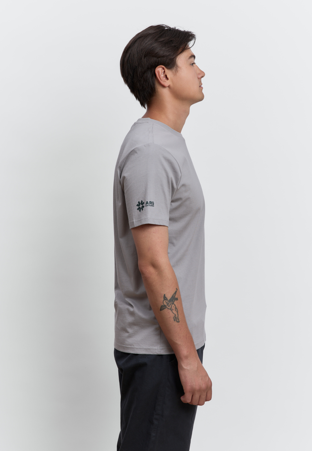 Футболка QAR BARYSY LIGHT GREY