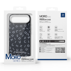 Чехол с MagSafe черного цвета для iPhone Air, серия Moro Series Magnetic от Dux Ducis