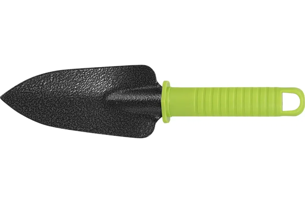 Совок посадочный узкий, 60 х 250 мм, стальной, пластиковая рукоятка, Standard, Palisad, 62652