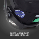 Детская коляска Rant Garda 3 в 1 с автокреслом Evomax Black Mocca