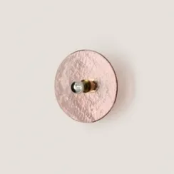 Бра Nold цоколь 5 см металл Shiny gold/розовое стекло 1226