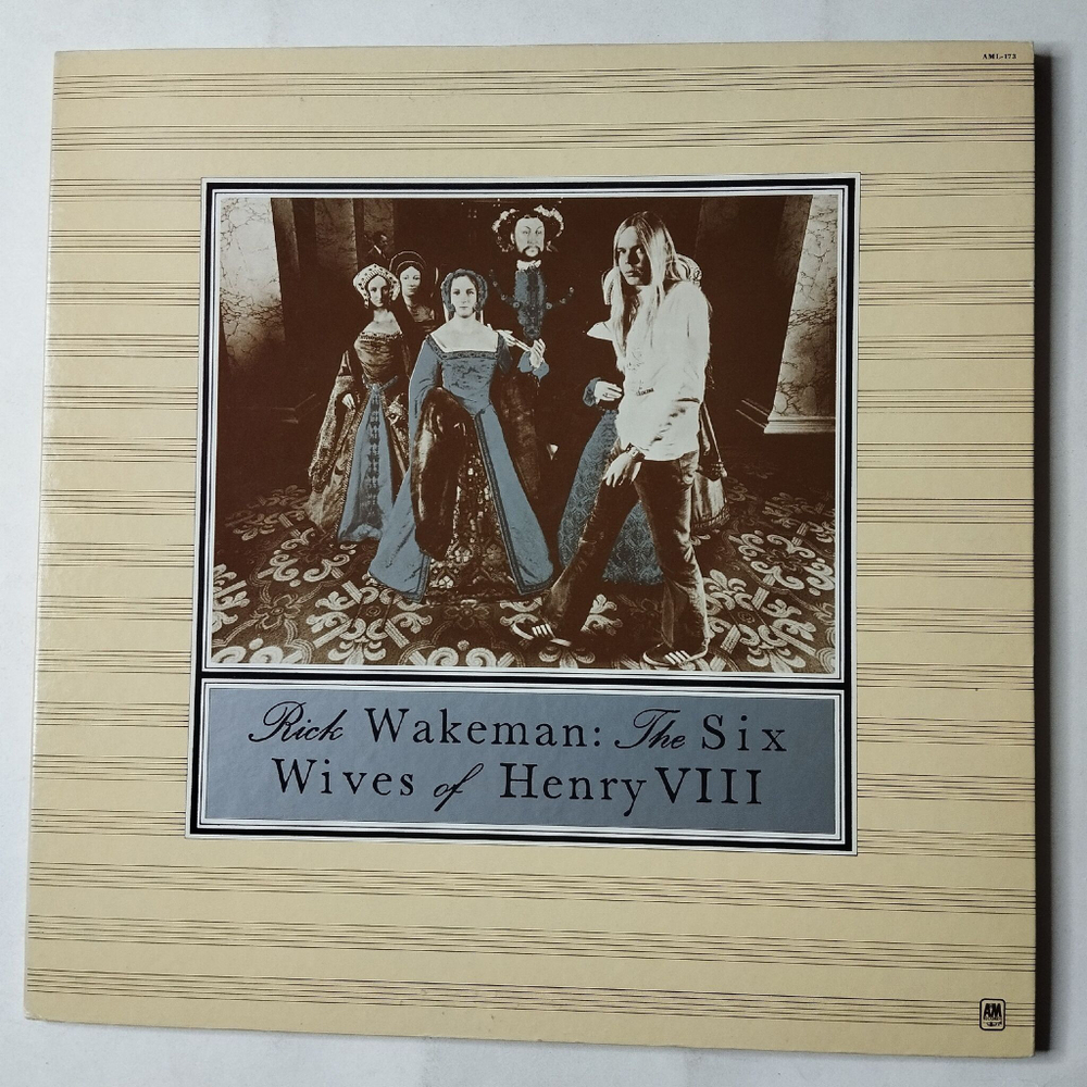 Винтажная виниловая пластинка LP Rick Wakeman The Six Wives Of Henry VIII (Japan 1973) (No Obi)