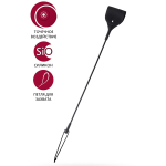 Черный гладкий стек 48см с тонкой ручкой ToyFa Theatre 700042