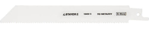 Полотно STAYER ″PROFI″ S922EF для сабельной эл. ножовки Bi-Met,тонколистовой, профильный металл, нерж сталь, цвет мет