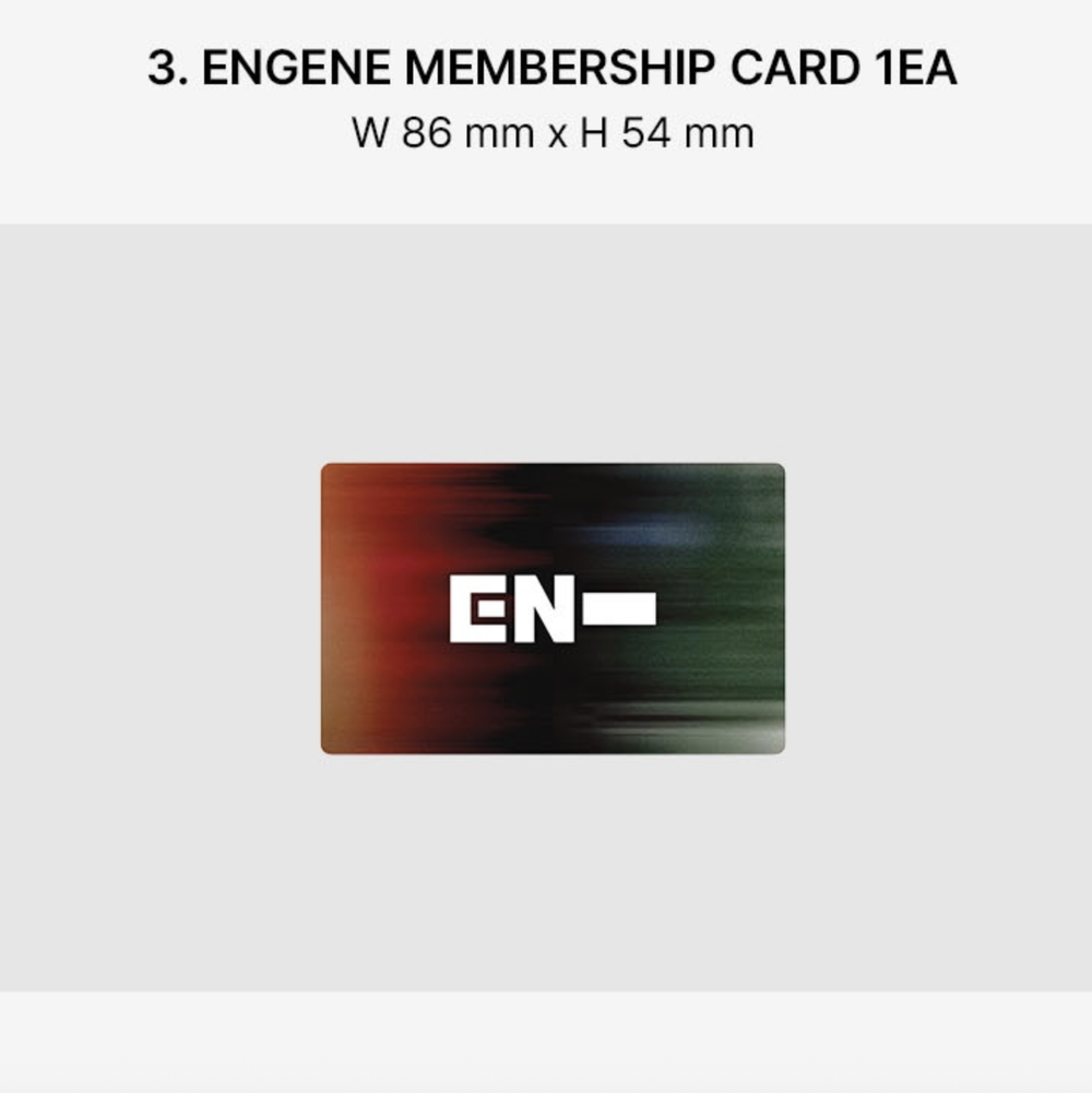 Членство ENHYPEN ENGENE MEMBERSHIP