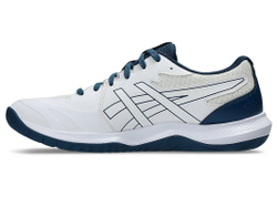 Мужские кроссовки для бадминтона/сквоша Asics Gel-Tactic 13 - white/mako blue