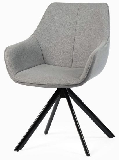 Офисный стул Enrico цвет тёмно-серый/черный