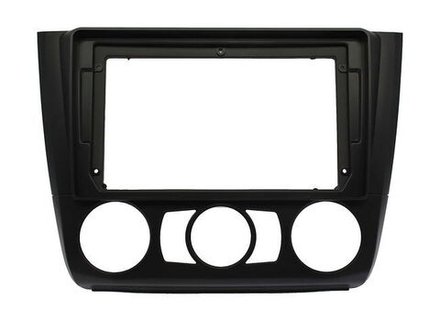 Комплект рамки с разъёмами 9" BMW 1 (E81, E87) 2008 - 2011 (кондиционер) - Car-Smart 9646CON