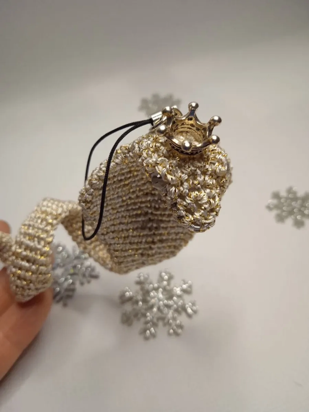 Вязаная игрушка "Змейка"