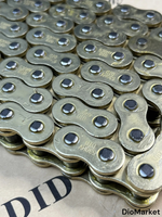 Цепь приводная (530HV-120L) сальниковая усиленная 120 звеньев шаг 530 золотая СN