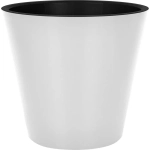 Горшок для цветов InGreen London D190 мм, 3,3л, с дренажной вставкой белый