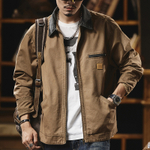 Мужская куртка в американском стиле, весна-осень, винтажная стильная