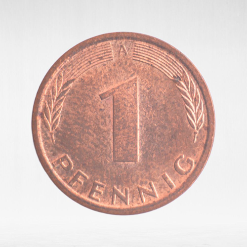 Germany, 1 Pfennig, 1996, (Berlin Mint - "A"), XF