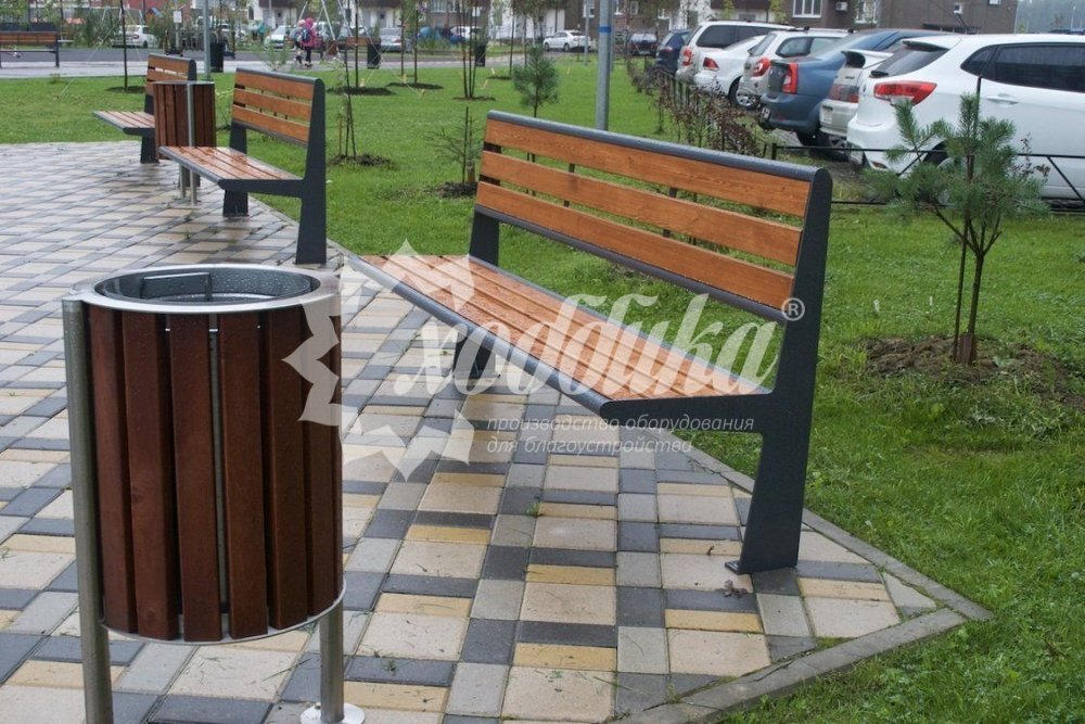 Скамейка стальная «Поло»