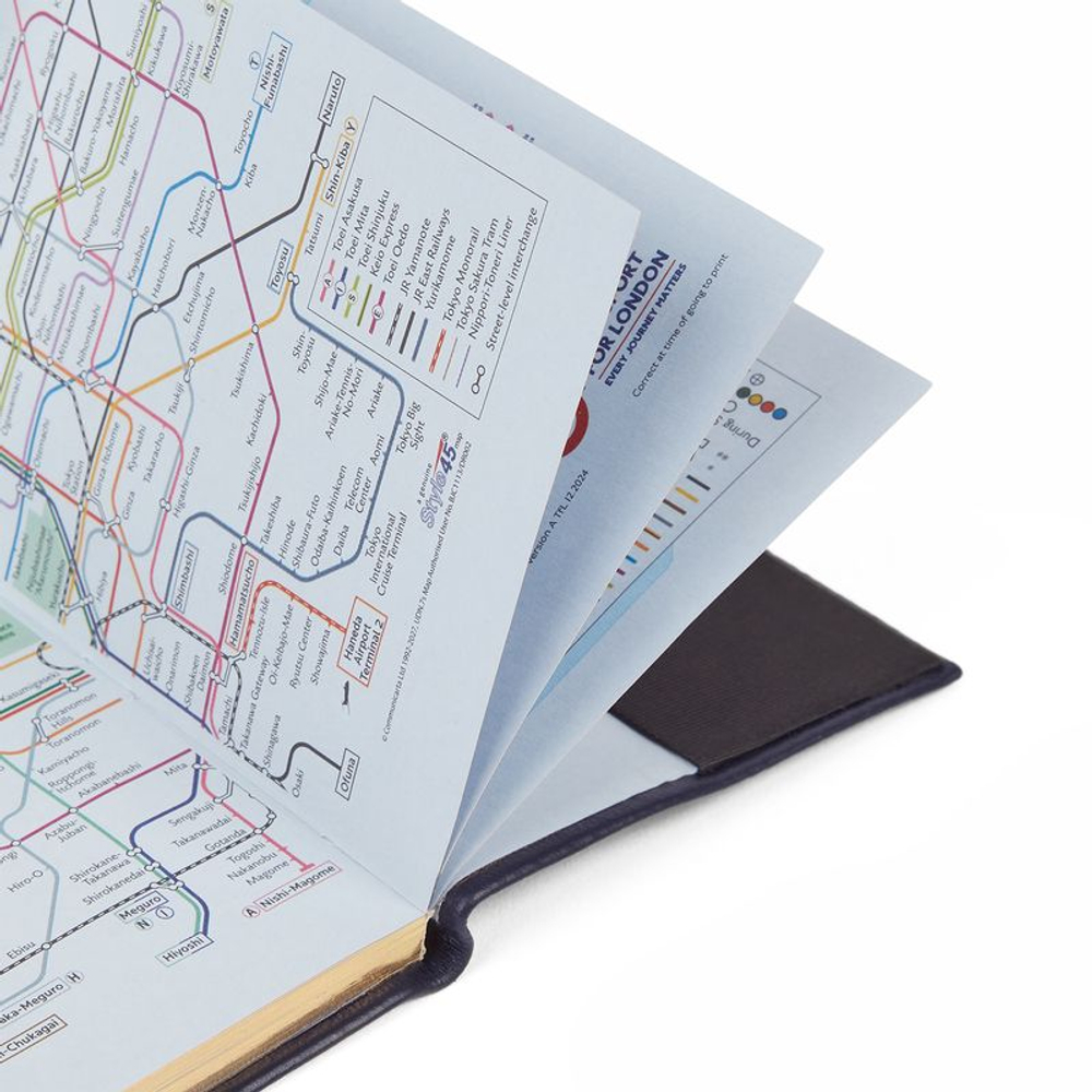 Smythson Ежедневник 2026 Panama Weekly Diary with Pocket, Navy