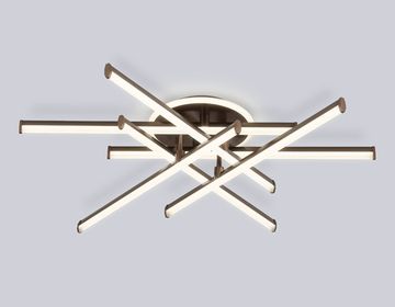 Потолочный светодиодный светильник с пультом 97W 3000K-6400K FL6253 CF кофе COMFORT LineTech Ambrella