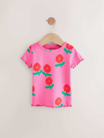 Футболка для девочки Next E65-353, 5 шт., Розовый, Белый, Желтый