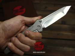 Нож Microtech SOCOM Delta T/E Титановый А+++ - танто клинок, рукоять титан (новое покрытие рукояти) RK-490