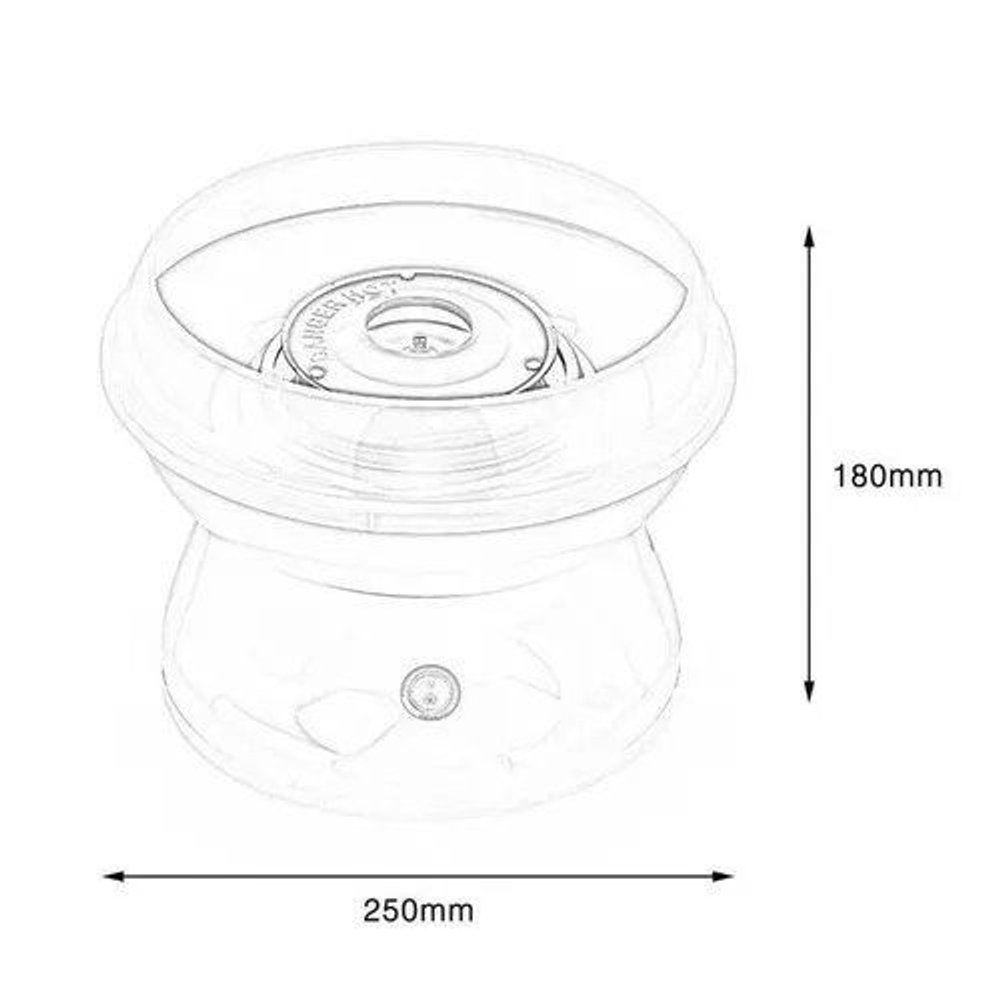 Аппарат для сахарной ваты Радуга-mix