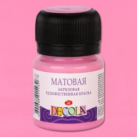 Декола акрил матовый банка 20 мл Розовая