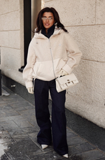 Куртка демисезонная комбинированная с шерстью