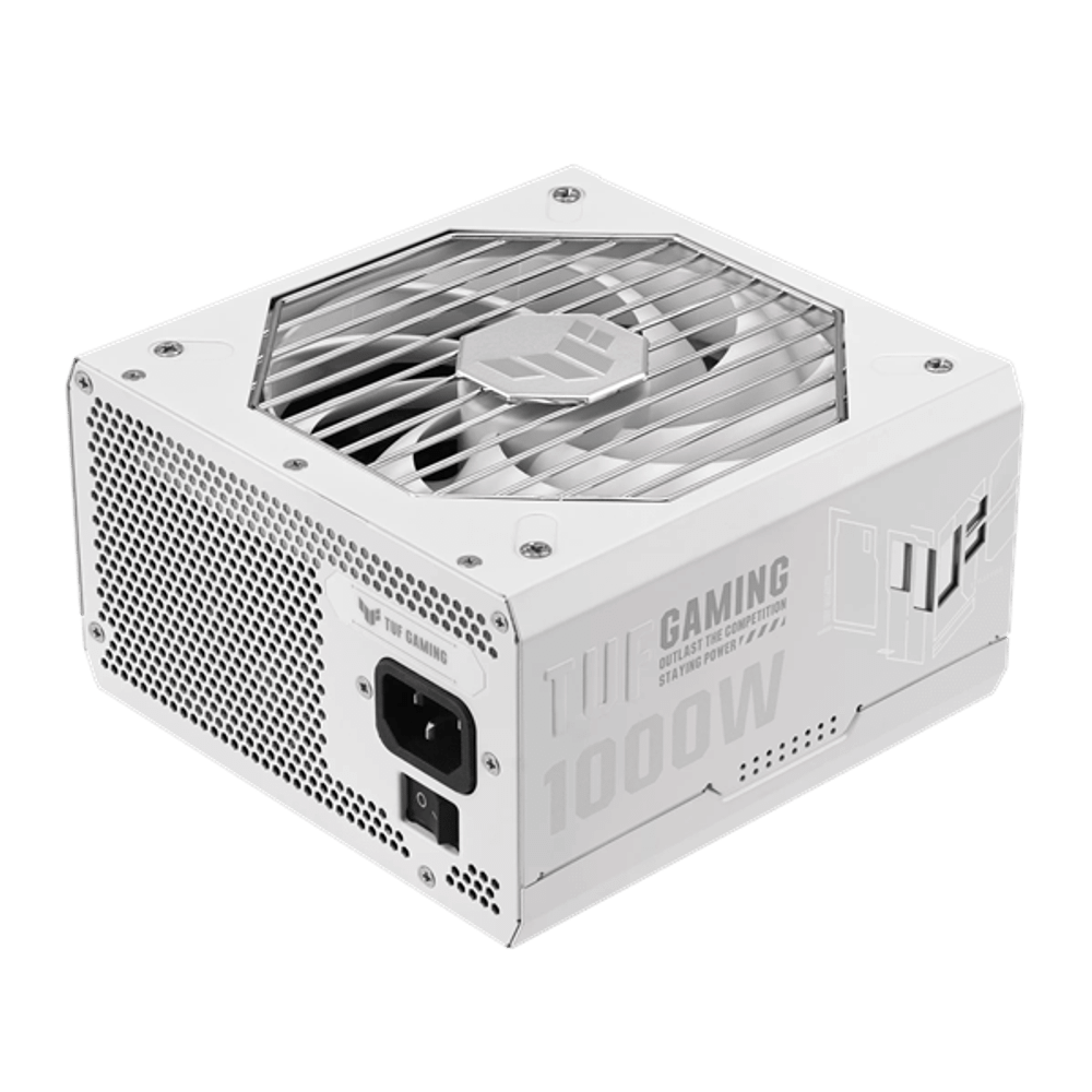 Блок питания ASUS 1000W, TUF Gaming 1000W Gold White Edition, Full Modular, TUF-GAMING-1000G-WHITE