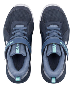 Детские теннисные кроссовки Head Sprint Strap 4.0 - blueberry/teal
