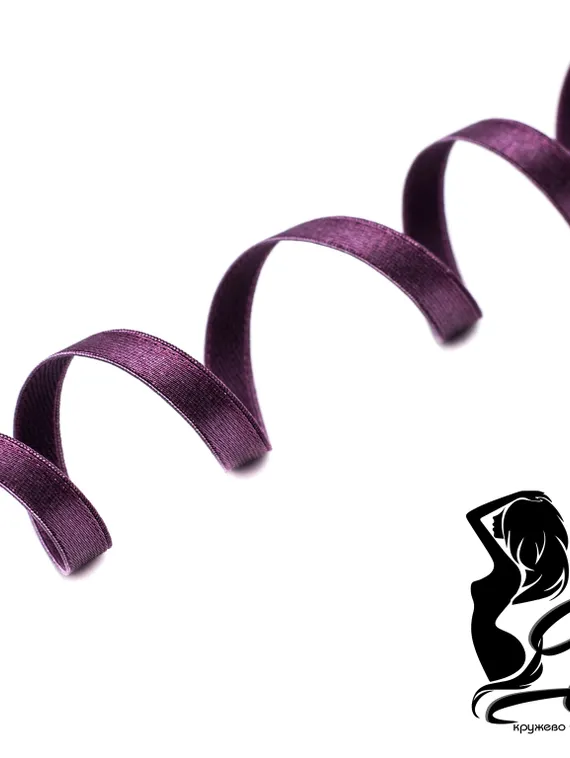 076 Бретель глянец 10 мм Греция, слива 076