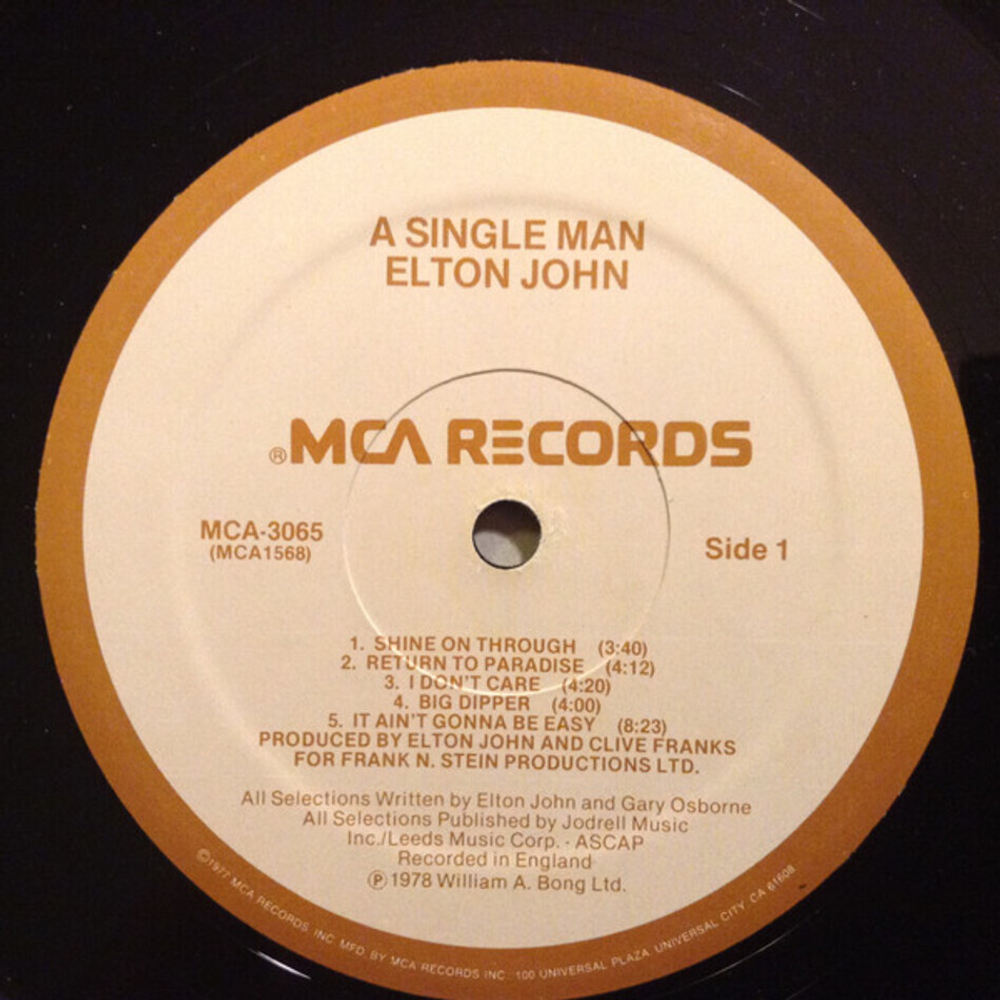 Elton John / A Single Man (LP)