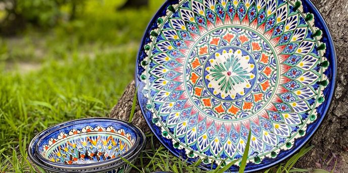 Узбекская посуда "Риштан"