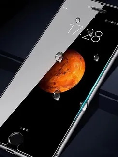 Защитное стекло 2.5D LuazON для iPhone 6/6S, полный клей