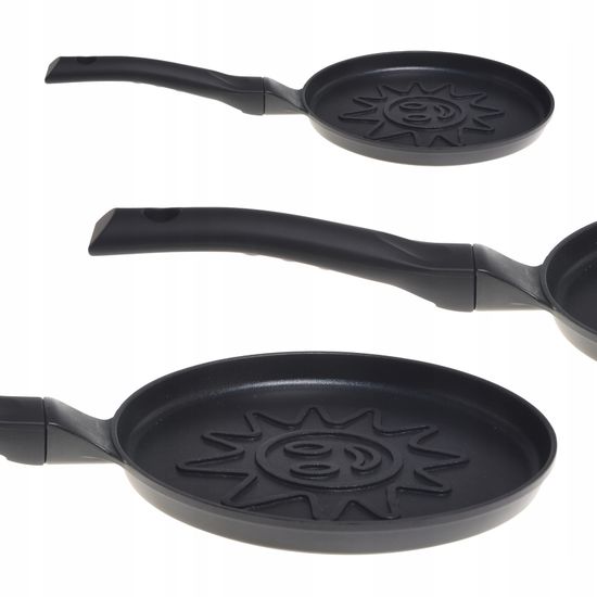 Сковорода для блинов 18 см. Kamille КМ 4217 индукция солнышко