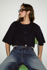 Короткая вязаная кофта - ZARA