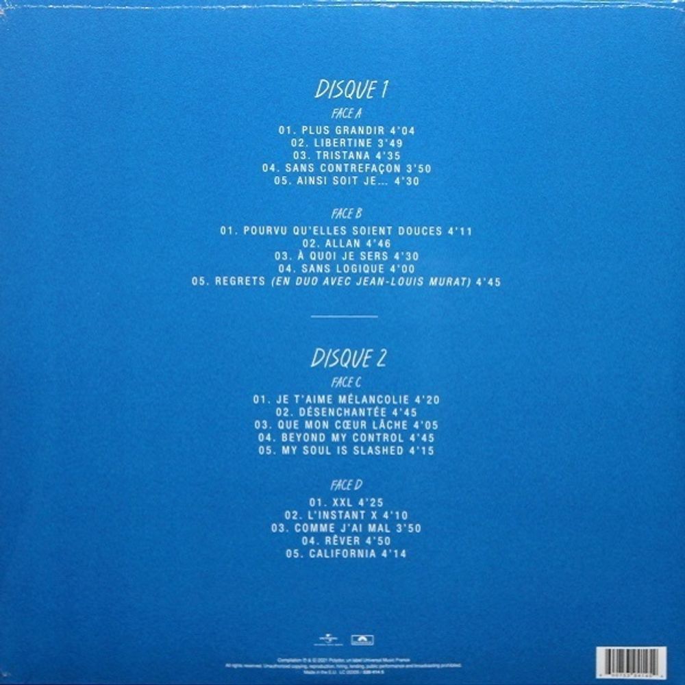 Mylene Farmer. Plus Grandir - Best Of (2 LP)