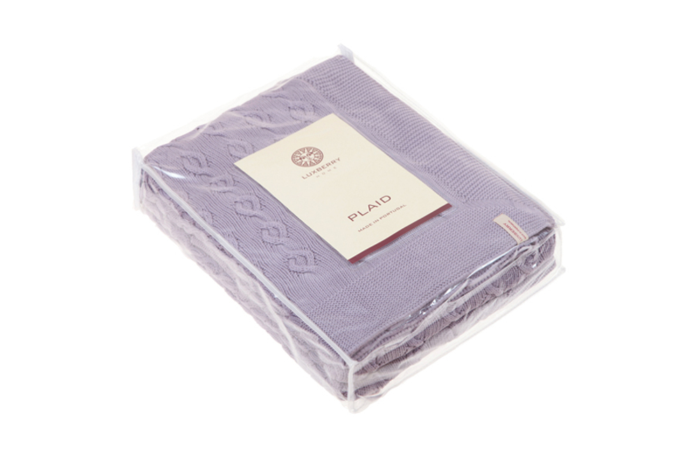 Плед 150х200 Luxberry Lux 39 старая роза 1 Португалия упаковка