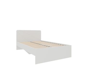 Абрис ПМ-332.02 исп.2 Кровать (1200) (Белый глянец