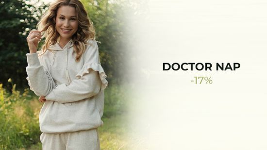 💚 Идеальная домашняя одежда со скидкой 17% – встречайте Doctor Nap! 🛏️