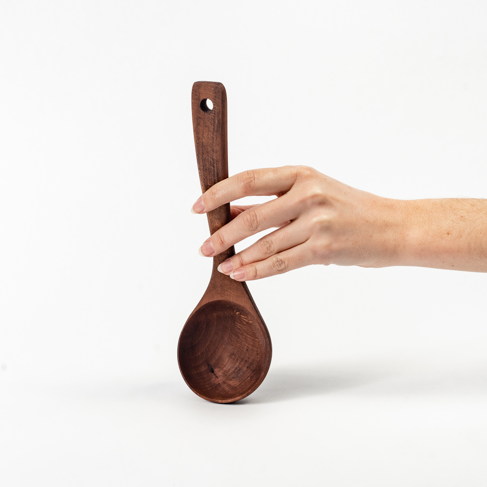 Деревянный половник, черпак (поварешка) из древесины бука