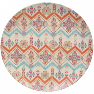 Тарелка «Eco Life» 25см, орнамент