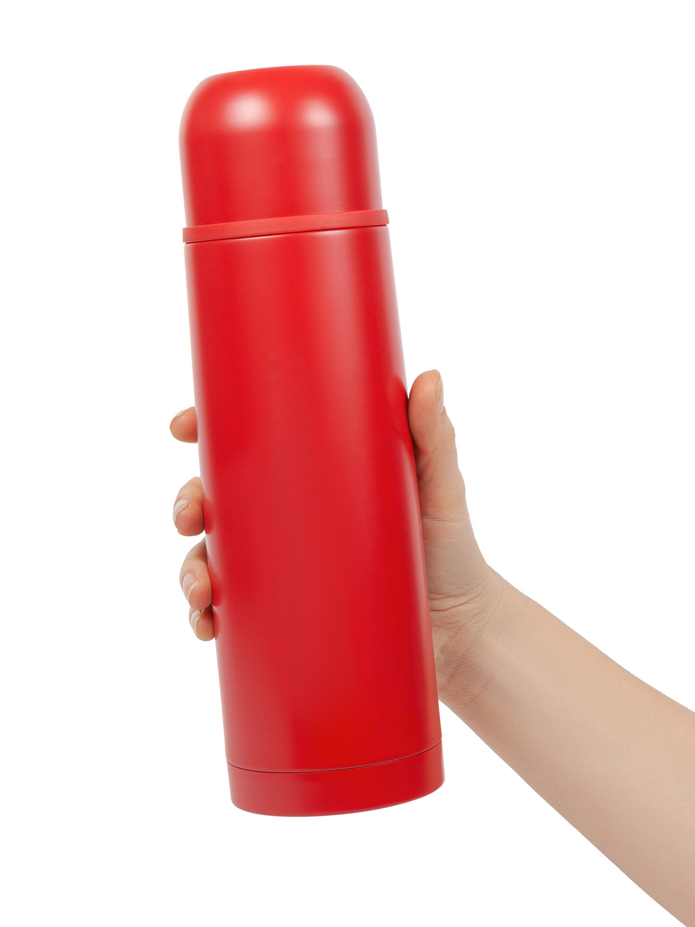 Термос Relaxika 101 (0,5 литра), красный (без лого)