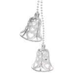 Украшение новогоднее «Звон праздника» 12*30 см, Серебро