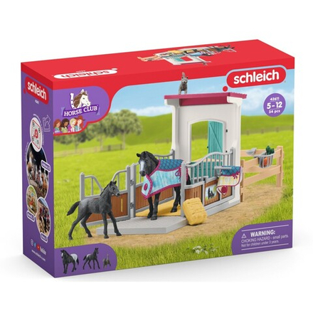 Schleich Horse Club - Конюшня с кобылой и жеребенком 42611 / артикул   42611  / GTIN 4059433654034