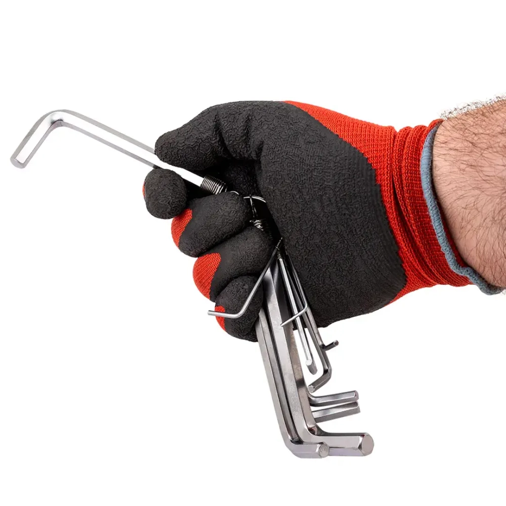 Ключи Г-образные 6-гранные, набор 10пр. (1.5, 2, 2.5, 3-8, 10мм) JCB JCB-5102R