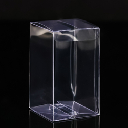 Складная прозрачная коробка из PVC, для упаковки подарков, 12×7×7 см