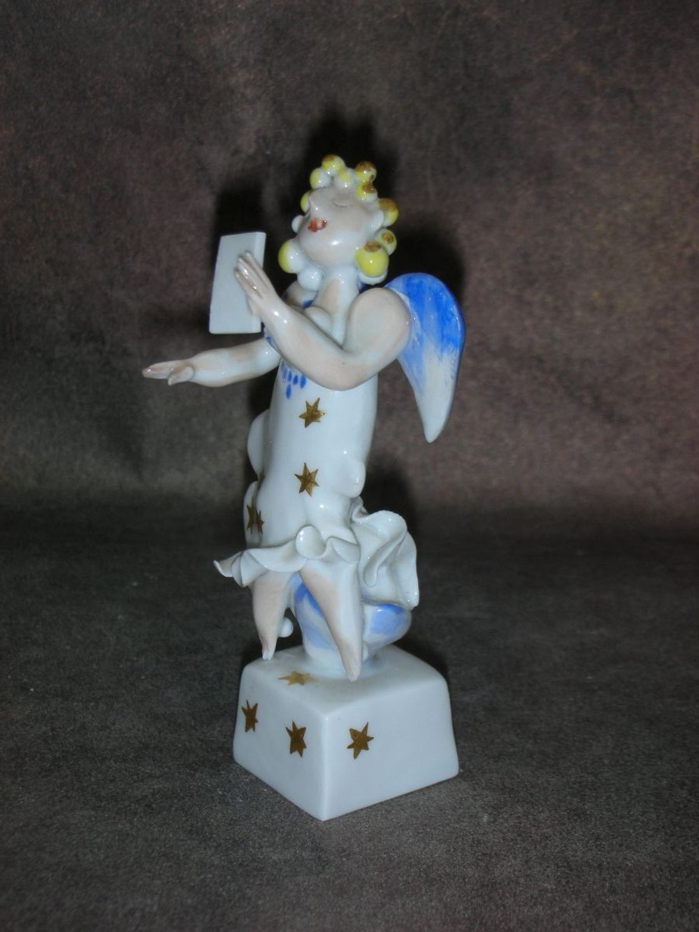 Статуэтка. Фарфор. Ангел Поэзии. Meissen. Германия