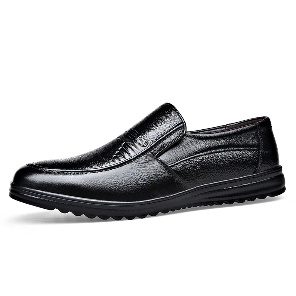 KAISER Casual Leather Shoes Men"s Low top Black