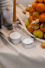 Свеча Дубовый мох и амбра, гипс, 80 / 200 мл.